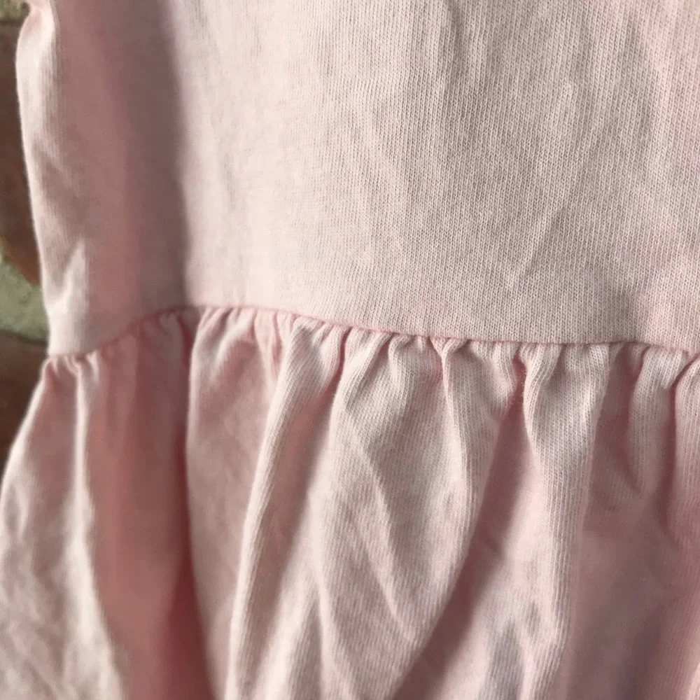 GAP Light Pink Girls' Short Sleeve Tank-Style Dress